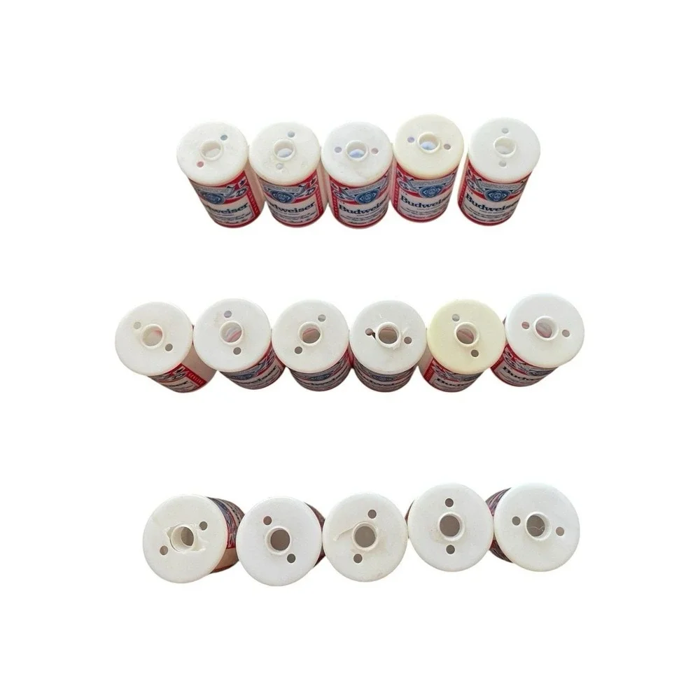 Budweiser String Lights Replacement Cans Bulb Covers Vintage Lot Of 16 Party